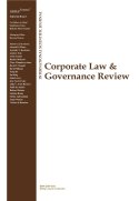 New issue of Corporate Law & Governance Review journal New issue of Corporate Law & Governance Review journal