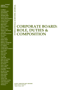 New issue of the Corporate Board: Role, Duties and Composition journal