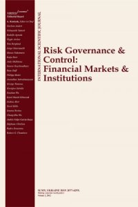 New Issue of Risk Governance and Control: Financial Markets & Institutions Journal