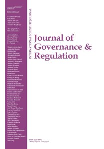 New issue of the Journal of Governance and Regulation New issue of the Journal of Governance and Regulation